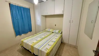 Uma cama ou camas num quarto em #11-CC - (Refúgio e Mar) Hospedagem em Canto Grande, Bombinhas