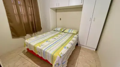 Uma cama ou camas num quarto em #12-CC - (Refúgio e Mar)Hospedagem em Canto Grande, Bombinhas