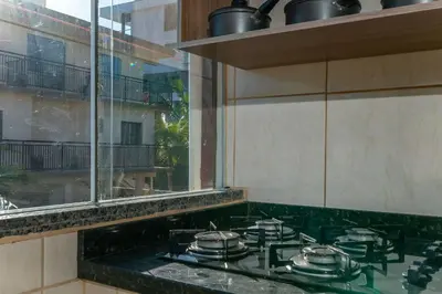 A planta de #15-T - (Refúgio e Mar) Hospedagem em Canto Grande, Bombinhas