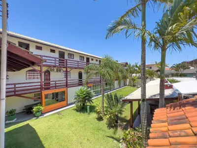 O edifício onde a casa de férias está situado