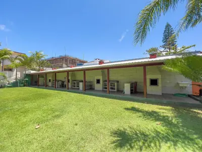 O edifício onde a casa de férias está situado