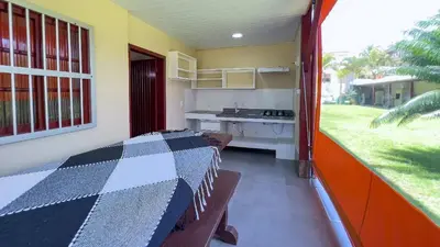 A cozinha ou kitchenette de #40-B - (Refúgio e Mar) Hospedagem em Canto Grande, Bombinhas
