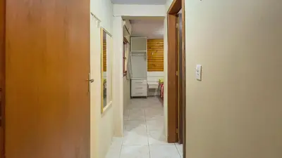 A planta de #40-B - (Refúgio e Mar) Hospedagem em Canto Grande, Bombinhas