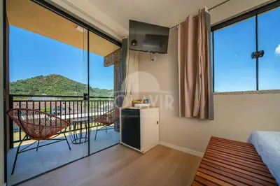 Uma vista geral da montanha ou uma vista da montanha a partir da casa de férias