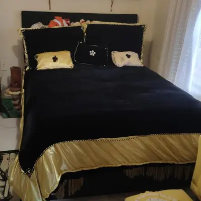 Uma cama ou camas num quarto em Casa Confortável , espaçosa, proximo da praia