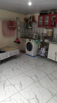 A cozinha ou kitchenette de Casa Confortável , espaçosa, proximo da praia