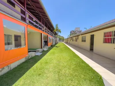 O edifício onde a casa de férias está situado