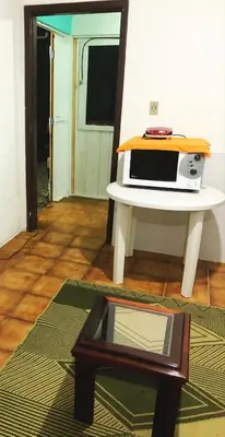 A planta de Kitnet a 50 metros da praia