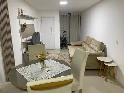 Uma área de estar em Apartamento Santa Clara