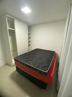 Uma cama ou camas num quarto em Apartamento Santa Clara