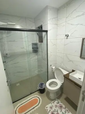 Uma casa de banho em Apartamento Santa Clara