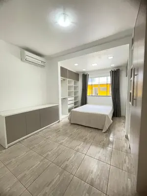 Uma cama ou camas num quarto em Casa piscina com hidromassagem
