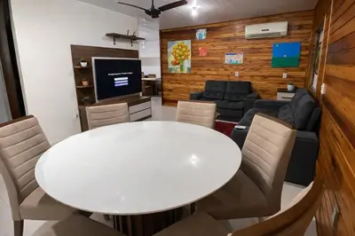 Uma área de estar em Réveillon em Balneário Camboriú