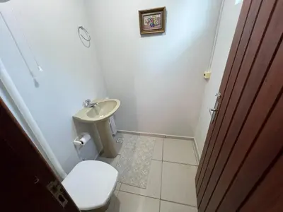 Uma casa de banho em Casa Tempo e Mar - A Beira da Praia de Zimbros