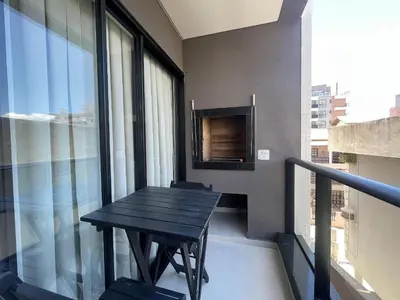 Uma varanda ou terraço em B256 - Apto para 04 pessoas com piscina vista mar