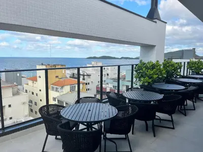 Uma varanda ou terraço em B256 - Apto para 04 pessoas com piscina vista mar