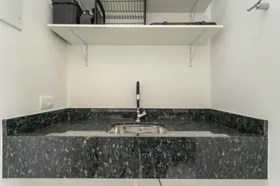 A planta de Studio Mar Bombinhas