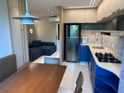 A cozinha ou kitchenette de Apartamento SKY Bridge