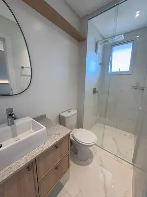 Uma casa de banho em Apartamento SKY Bridge