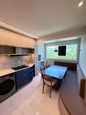 A cozinha ou kitchenette de Apartamento SKY Bridge
