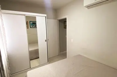 Uma cama ou camas num quarto em Apartamento com Ar Condicionado nos dois quartos