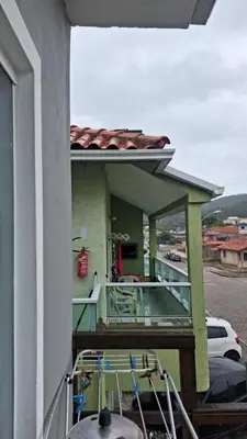 Uma varanda ou terraço em Apartamento Verde Mar