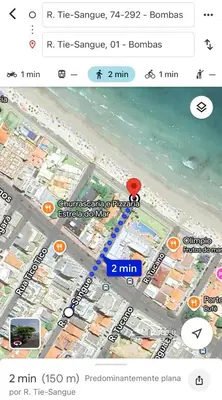 A planta de Costa Serena apto 101 - passos do mar