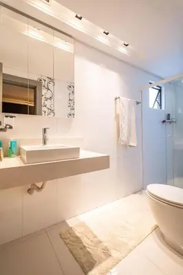 Uma casa de banho em Apartamento Barra Sul Frente Mar