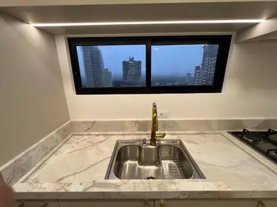 A planta de Apartamento de luxo novíssimo em meia praia itapema