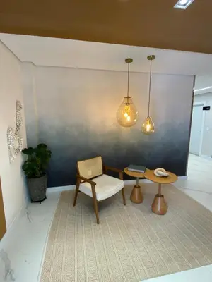 Uma área de estar em Apto Jacuzzi Pool HomeClub