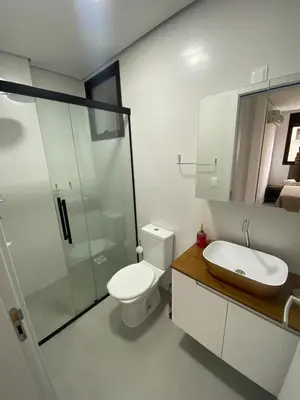 Uma casa de banho em Apto Jacuzzi Pool HomeClub