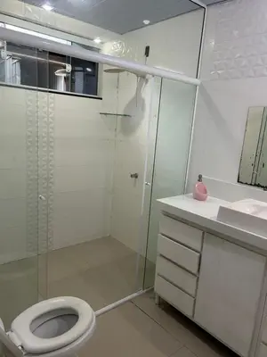 Uma casa de banho em Casa Perequê
