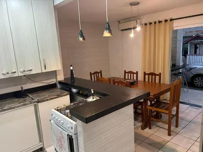A cozinha ou kitchenette de Casa Perequê