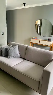 Uma área de estar em Cobertura Colibri