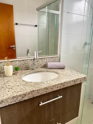 Uma casa de banho em Cobertura Colibri