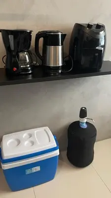 Comodidades para chá e café em Cobertura Colibri