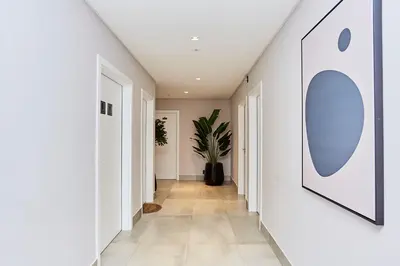 A planta de 1142 Elegance Flat Praia de Bombas Piscina
