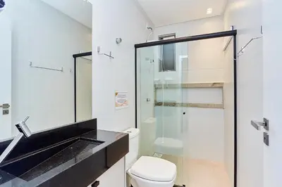 A planta de 1142 Elegance Flat Praia de Bombas Piscina