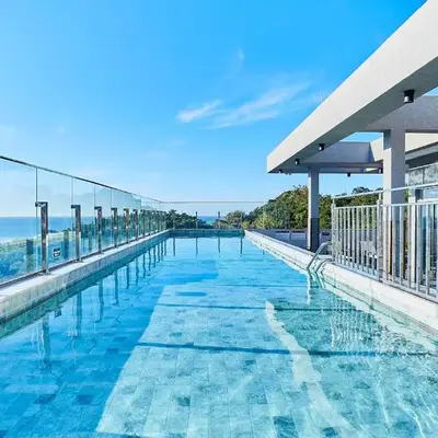 1142 Elegance Flat Praia de Bombas Piscina