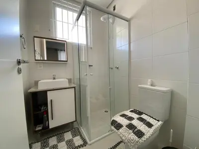 Uma casa de banho em Praia de Palmas - Excelente apartamento