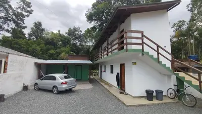 O edifício onde a casa de férias está situado