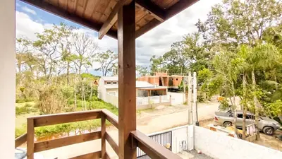 Um jardim no exterior de ROD_02 Monoambiente confotable para parejas