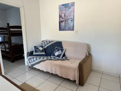 Uma cama ou camas num quarto em Casa de Praia - Residencial de Zimbros - 130 metros da Praia