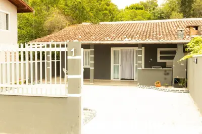 O edifício onde a casa de férias está situado