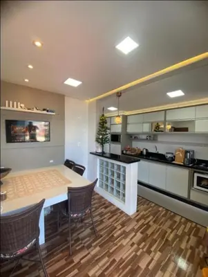 A cozinha ou kitchenette de Casa Fernandes