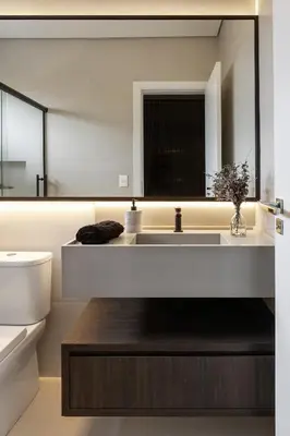 Uma casa de banho em Apto novo e confortável em Canto Grande, Bombinhas