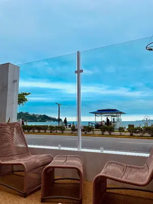A planta de Ap aconchegante pé na areia -10 metros da Praia