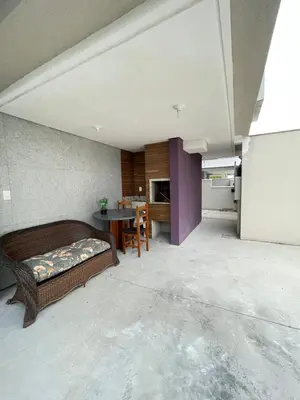 Uma área de estar em Ap na Praia de Palmas Gov Celso Ramos SC