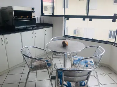 A cozinha ou kitchenette de Pé na Areia! A melhor localização da praia!
