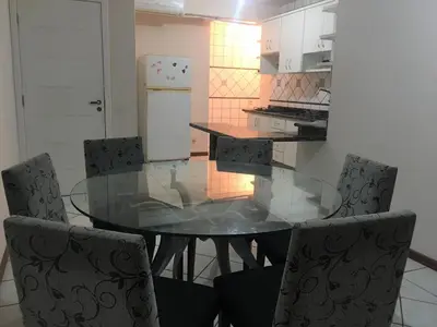 A cozinha ou kitchenette de Pé na Areia! A melhor localização da praia!